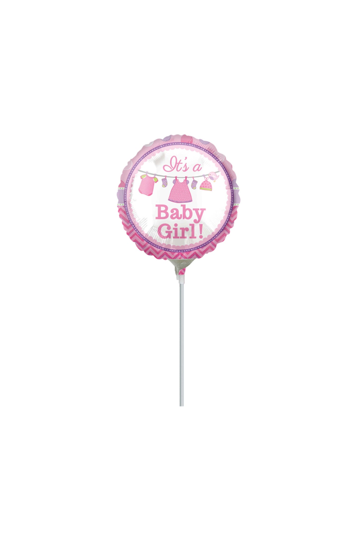 Baby Girl Stick Balloon Medium
